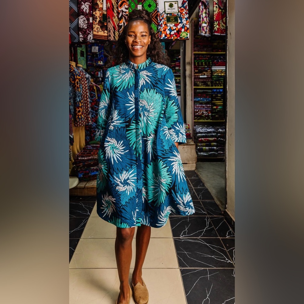 Zuri Hello Dahlia Dress 1X - Picture 4 of 8